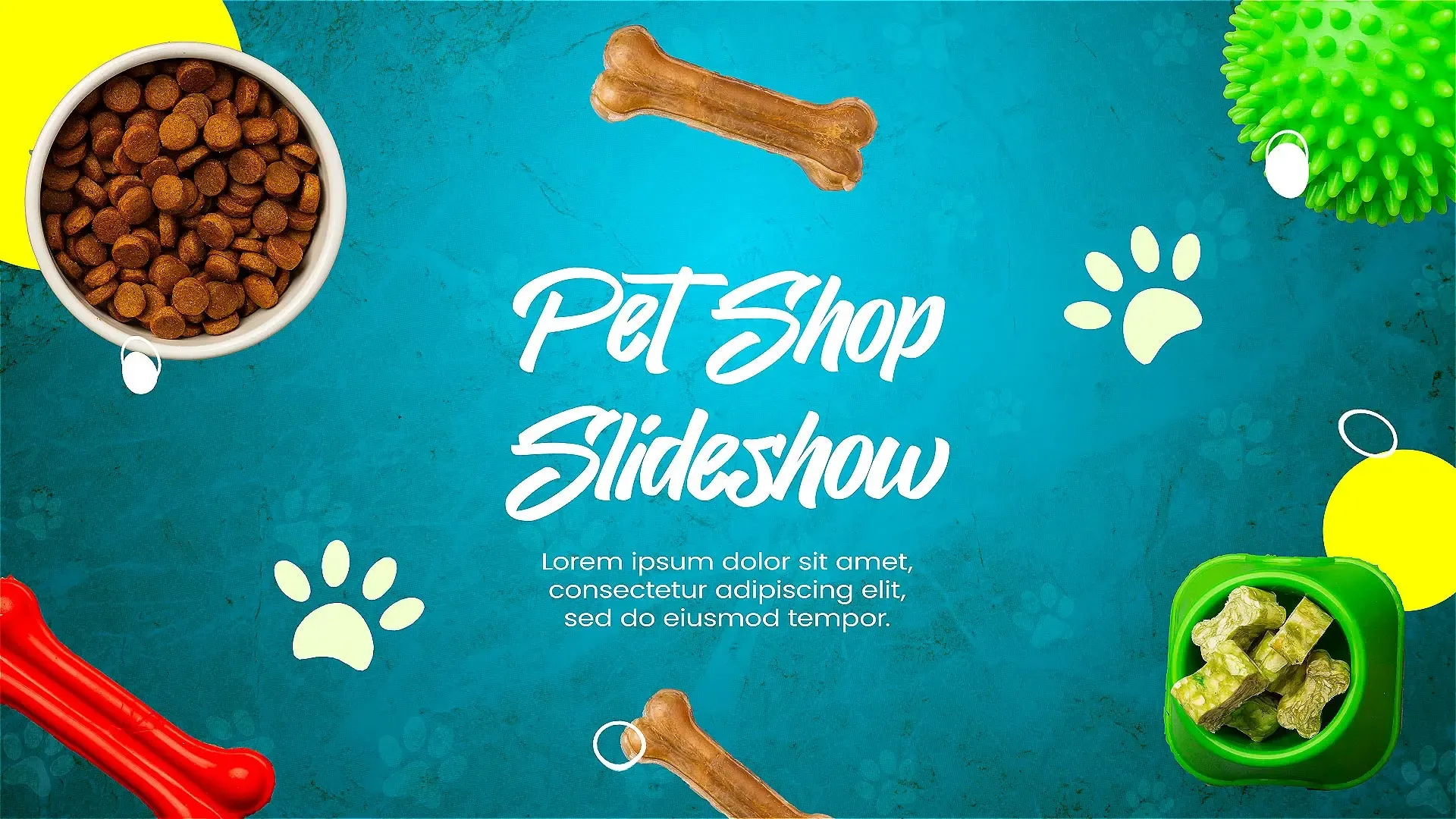 Creative Pet Shop Slideshow Design